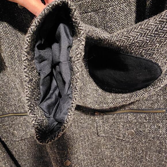 L.L.Bean Virgin Wool Blend Herringbone Jacket XL - Picture 11 of 11